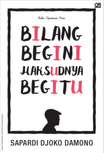 BILANG BEGINI,  MAKSUDNYA BEGITU