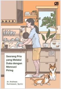 Seorang Pria yang Melalui Duka dengan Mencuci Piring