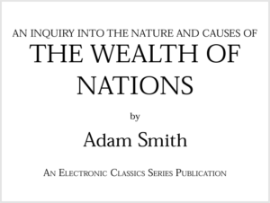 The Wealth of Nations
